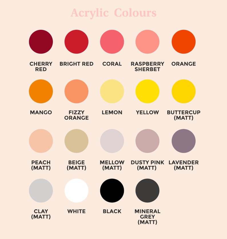 Acrylic Colours
