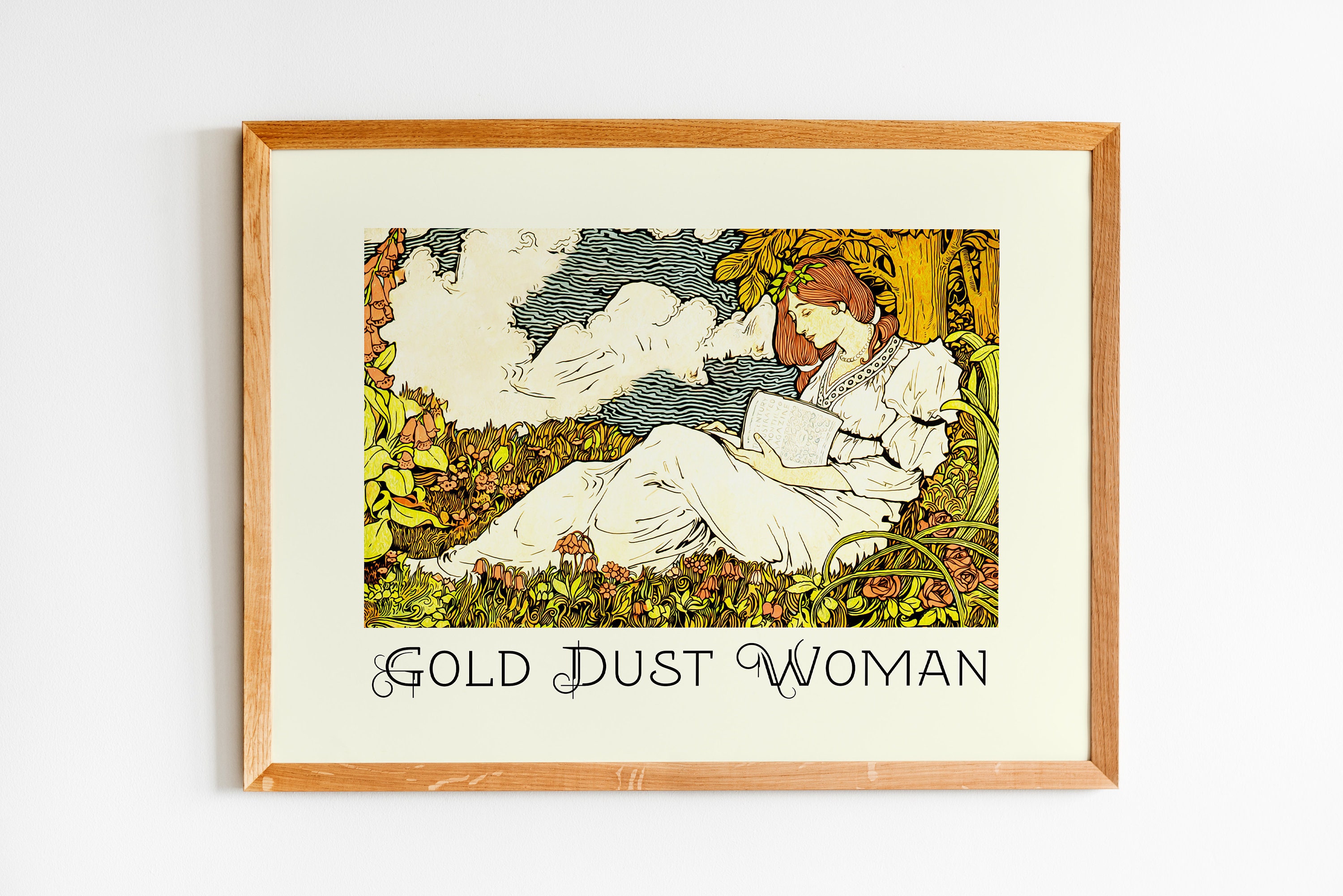 Gold Dust Woman Lyrics Print Music Print A5 A4 A3 