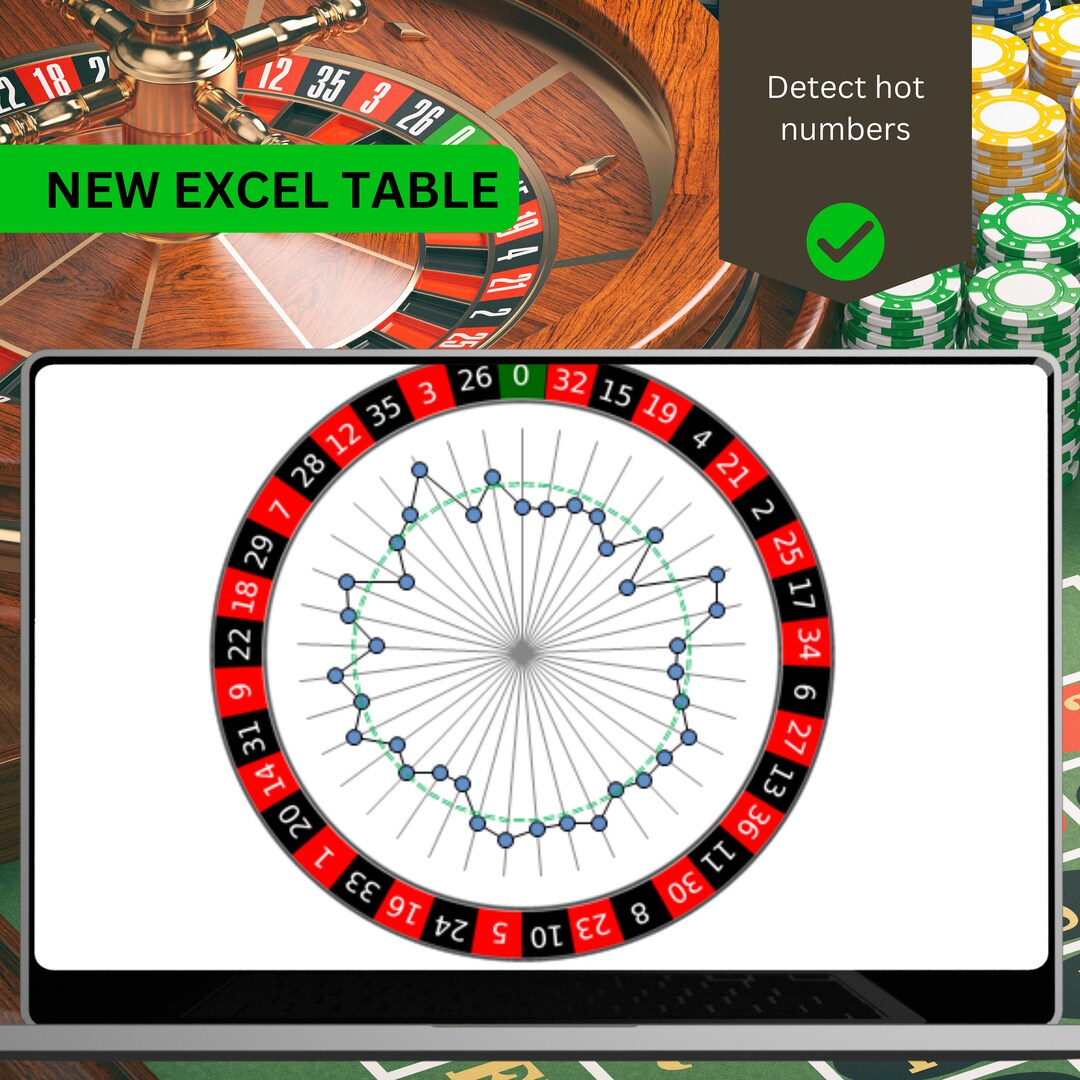 Roulette Spreadsheet Tracker for Online Roulette on Excel Etsy