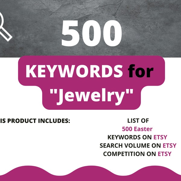 Keywords for Jewelry Etsy