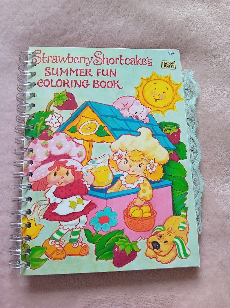 LARGE STRAWBERRY SHORTCAKE Journal Junk Journal 80s 90s Paper Pack