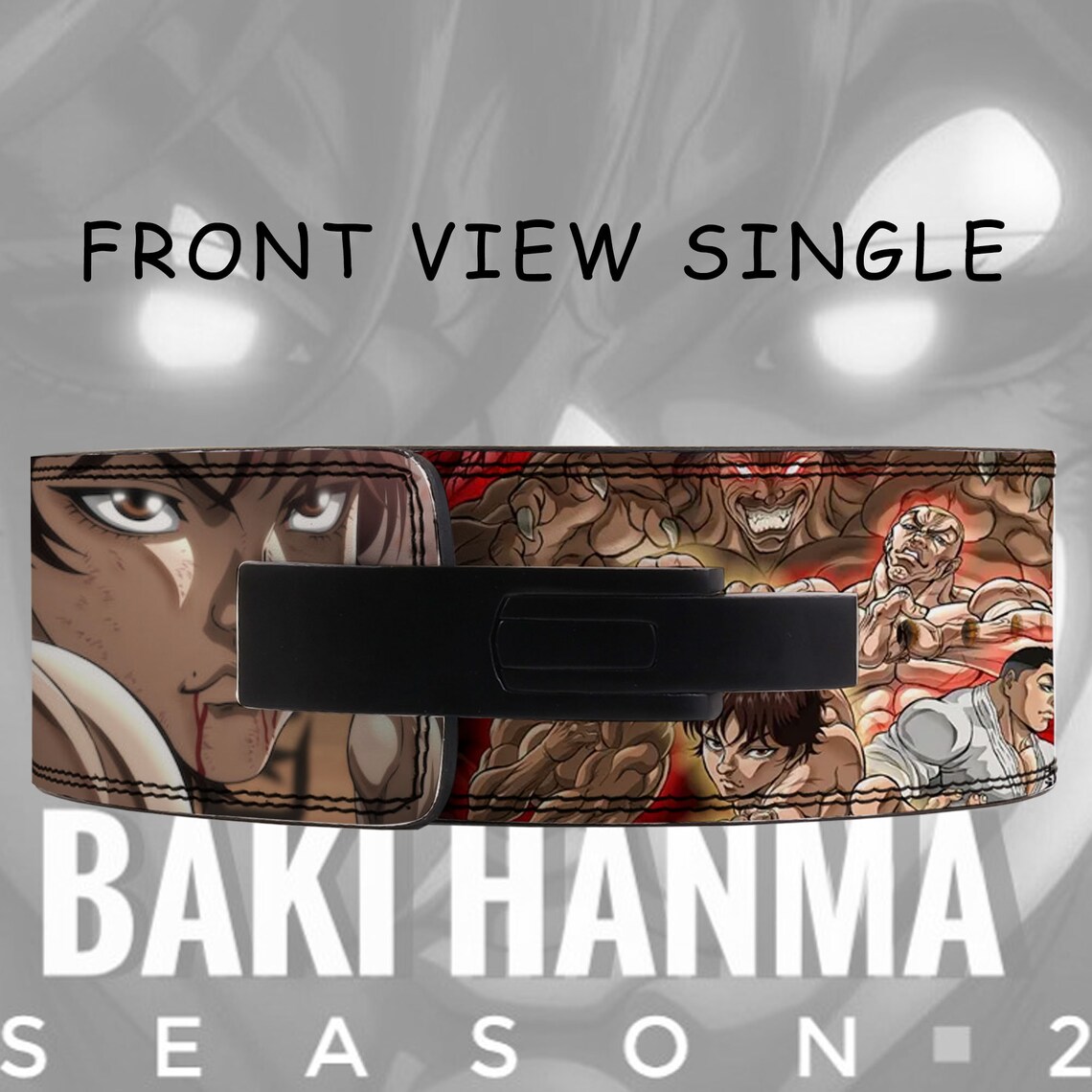 Baki Hanma Lever Lifting Belt Anime Lifting Belt Yujiro Etsy