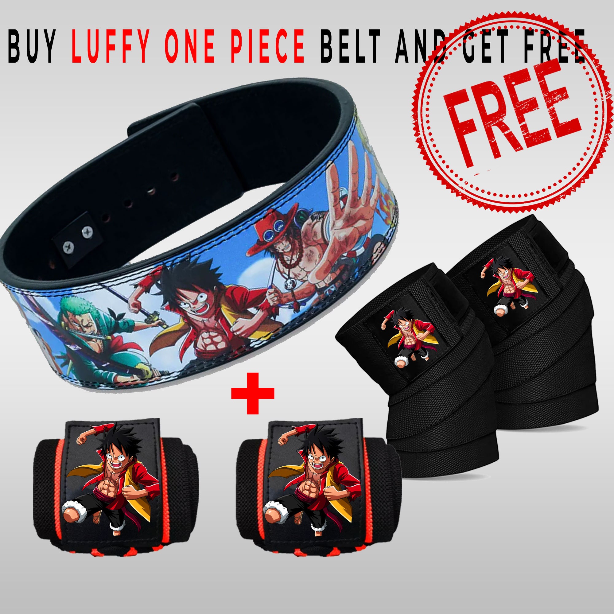 Luffy & Zoro Anime Lifting Belt Powerlifting Lever Belt Etsy