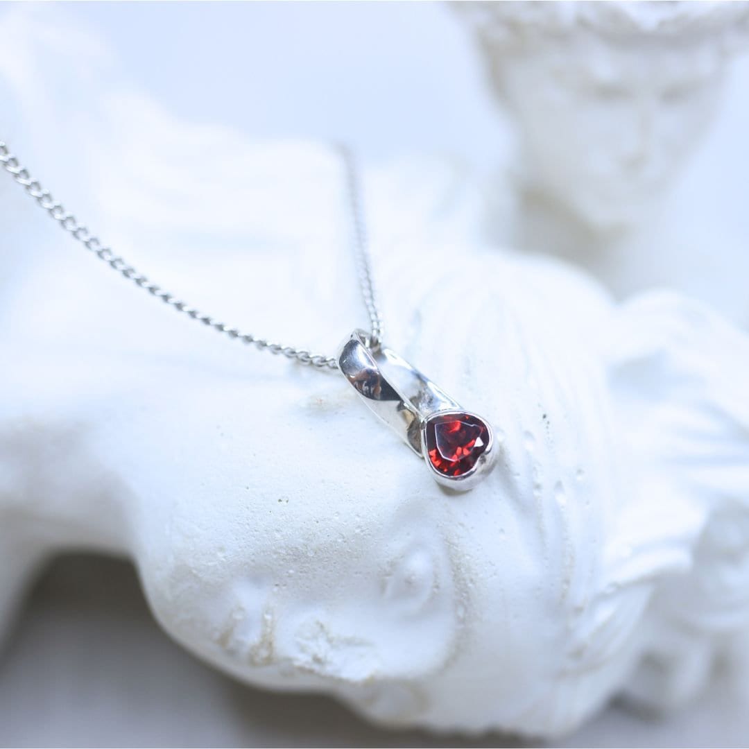 Bali Handmade Jewelry Simple Pendant Gems 925 Silver Etsy