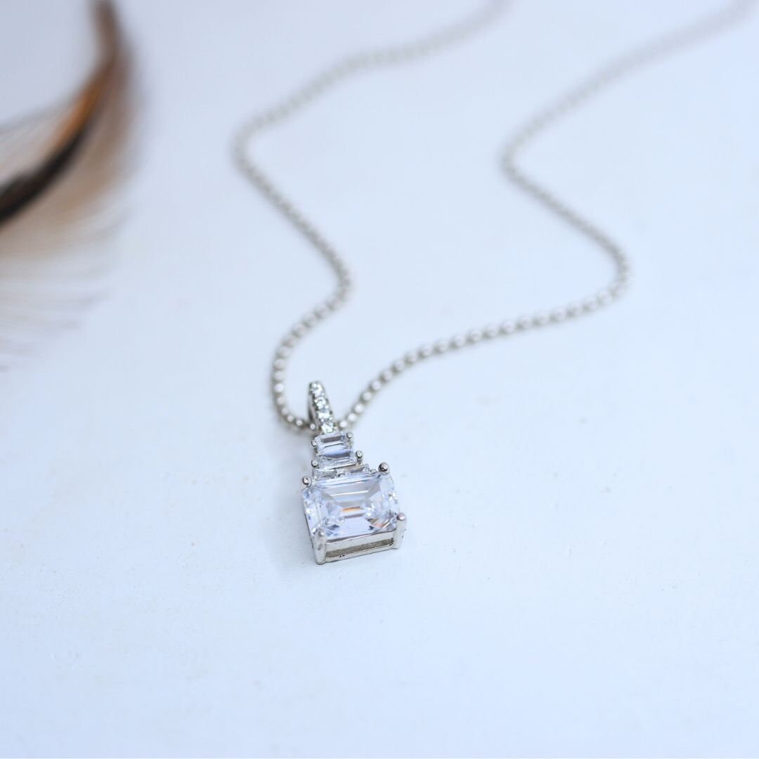 Bali Handmade Jewelry Zirconia Cubic Pendant 925 Silver Etsy