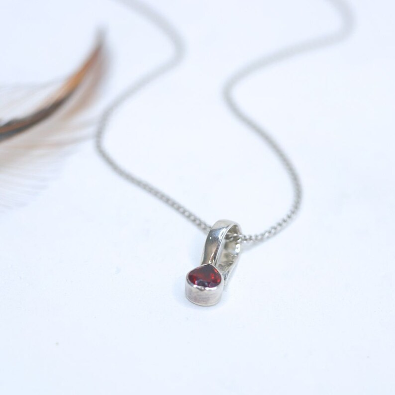 Bali Handmade Jewelry Simple Pendant Gems 925 Silver Etsy