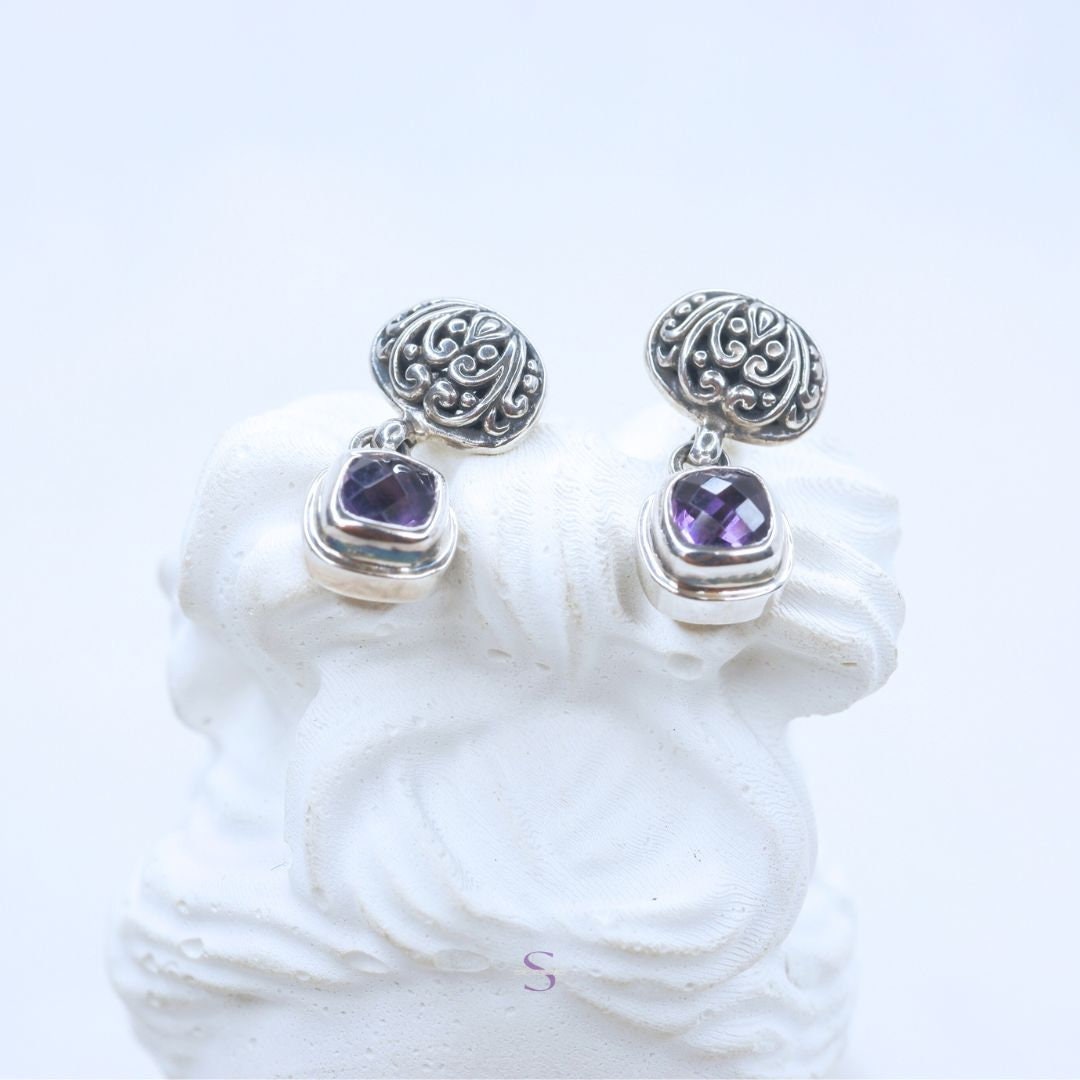 Boucles D'oreilles Artisanales Bali - Nacre Et Coquillage Beige, Crochets