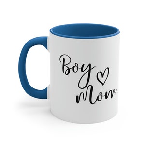 Personalized Boy Mom Mug Boy Mom Ceramic Large or Small Mug 