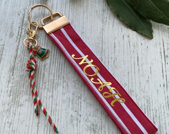 Regalo de Navidad personalizado – Llavero personalizado – Detalle para la bota navideña