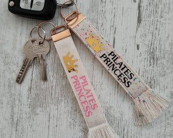 Llavero de Pilates - Personalizado y hecho a mano - Regalo para amantes del Pilates - Accesorio de gimnasio