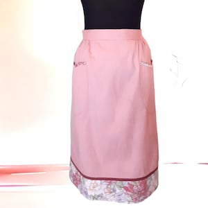 Vintage Lancel Paris Half Apron With Pockets Japanese 90s