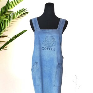 Vintage Pinafore Denim Apron 1990&#39;s