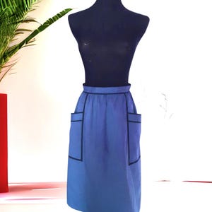 Vintage Ungaro Paris Half Apron With Pockets Japanese 90s