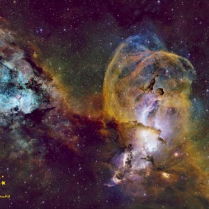 Statue of Liberty Nebula (3 images)
