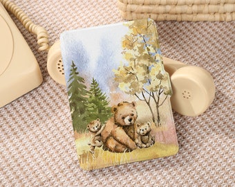 Cute Bear Print Kindle Paperwhite Case 11th, Personalized Kindle 2021 Case, All New Paperwhite Case, All New Kindle Case Kindle Cover