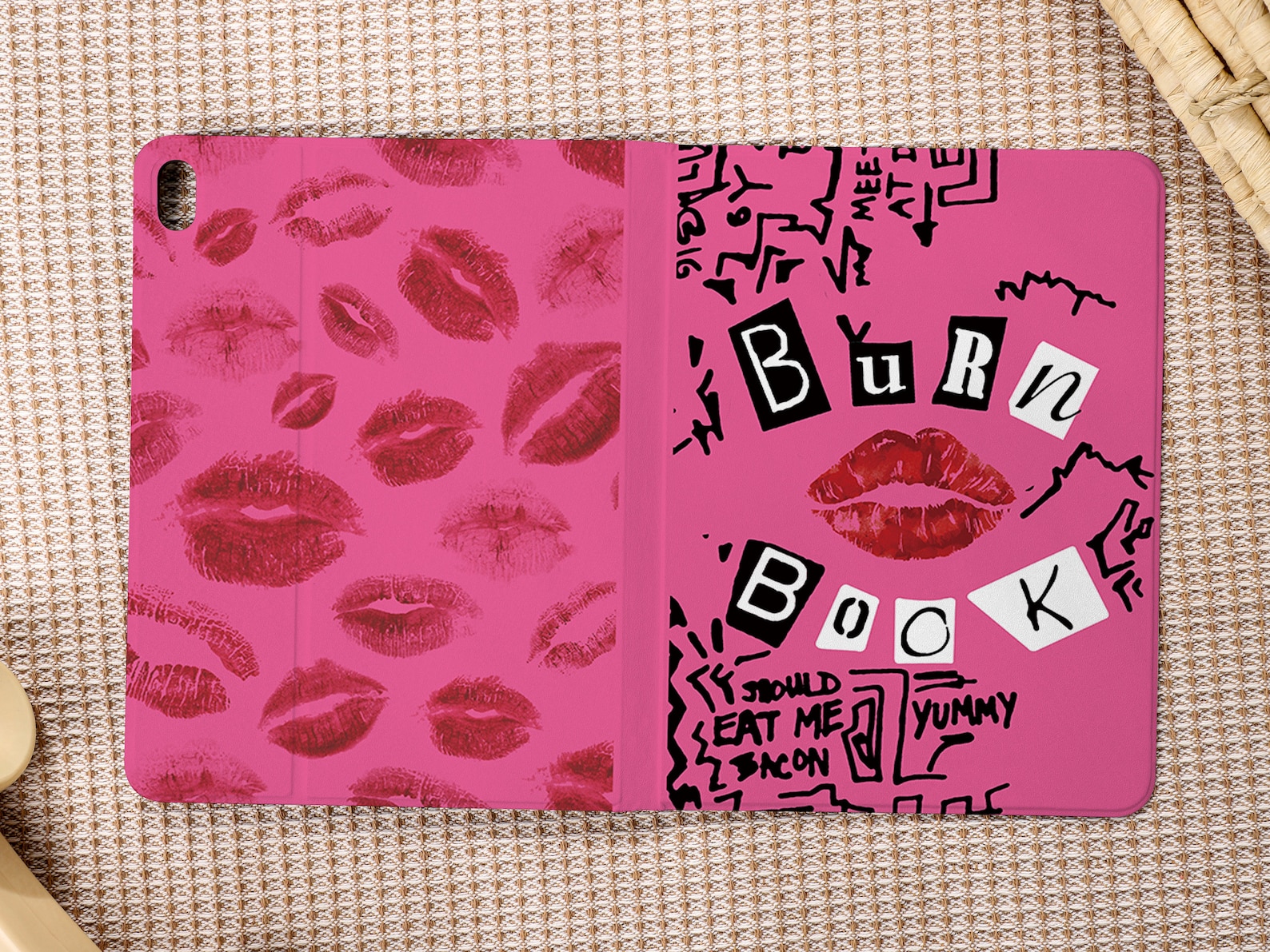 Burn Book iPad Case With Pencil Holder for iPad 10/9/8, 10.21112.9