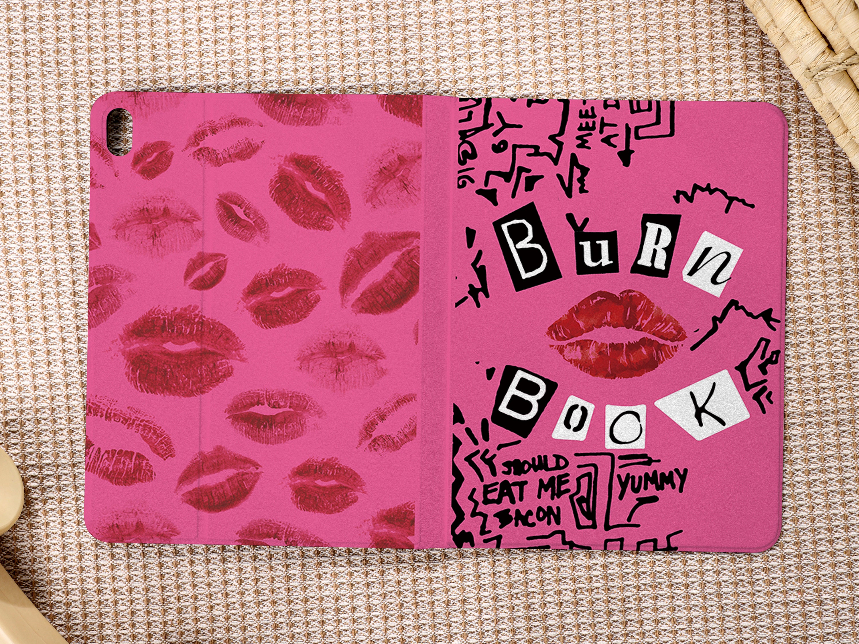 Burn Book iPad Case With Pencil Holder for iPad 10/9/8, 10.21112.9