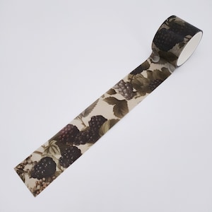 Cinta washi de mora para otoño/juego de cintas washi anchas, lote de cintas washi de otoño, cinta washi de Halloween, cinta de enmascarar de invierno para álbumes de recortes y material efímero