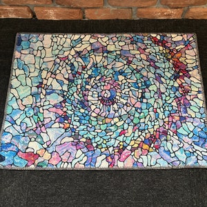 Front Door Rug, Machine Washable Rug, Accent Rug, Anti-Slip Carpet, Modern Rug, Spirituality Rugs, Stained Glass Rugs, Kitchen Rug,