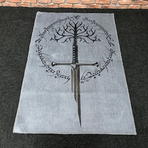 Office Decor Rug, Salon Decor Rug, Front Door Rug, Housewarming Gift, Modern Rug, Rug, Rug, Thick Rug, Man Cave Rug,