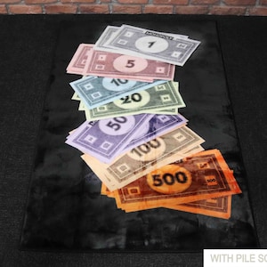 Runner Rug, Customs Rug, Popular Rug, Housewarming Gift, Modern Rug, Board Game Rug, Monopoly Rugs, Indoor Rug, Customs Rug, Round Rug,
