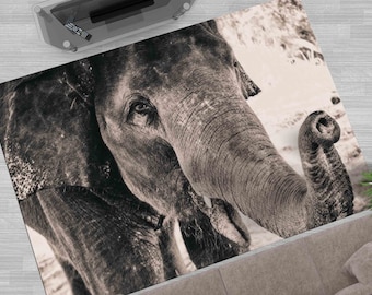 Decorative Rug, Farmhouse Rug, Dining Room Rug, Gift Rug, Elephant Rug, Man Cave Rugs, Animal Rug, Hallway Rug, Runner Rug, Custom Rug,