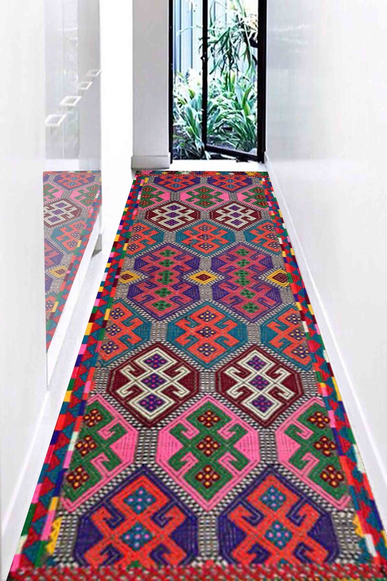 Colorful Rug, Pink Rugs, Navajo Rugs, Farmhouse Decor Rug, Turkish Rug, Bridesmaid Gift, Personalized Rug, Saloon Rug, Vidi Color Rug, imagen 4