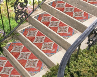Red And Blue Rugs, Boho Rugs, Blue Rug, Modern Rugs, Bedroom Rug, Easy To Clean Rug, Personalized Gifts, Office Rug, Salon Decor Rug,