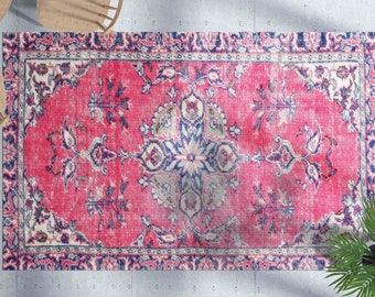 Salon Decor Rug, Decorative Rug, Bedroom Rug, Gift For Her, Oriental Rug, Red Rugs, Turkish Rug, Wedding Rug, Dining Room Rug, Corridor Rug,