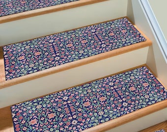 Vintage Pattern Rugs, Green Rugs, Blue Rug, Bohemian Rug, Turkish Rug, Step Rug, Stair Rug, Gift For Him, Non Slip Rug, Housewarming Gift