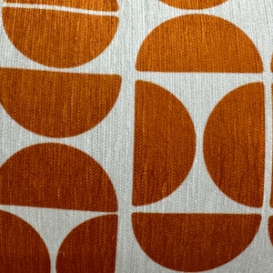 Checkerboard Pillow Cover, Orange Pillow Case, Mid Century Pillow Sham, Modern Cushion, Boho Pillow, Minimal Pillow, Modern Pillow, image 3