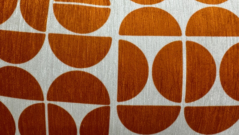 Checkerboard Pillow Cover, Orange Pillow Case, Mid Century Pillow Sham, Modern Cushion, Boho Pillow, Minimal Pillow, Modern Pillow, image 3