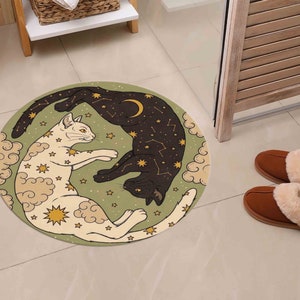 Cat Rug, Minimal Rug, Modern Rugs, Animal Rugs, Cool Rug, Easy To Clean Rug, Large Rug, Thick Rug, Small Rug, Salon Decor Rug, Pet Mat, image 8