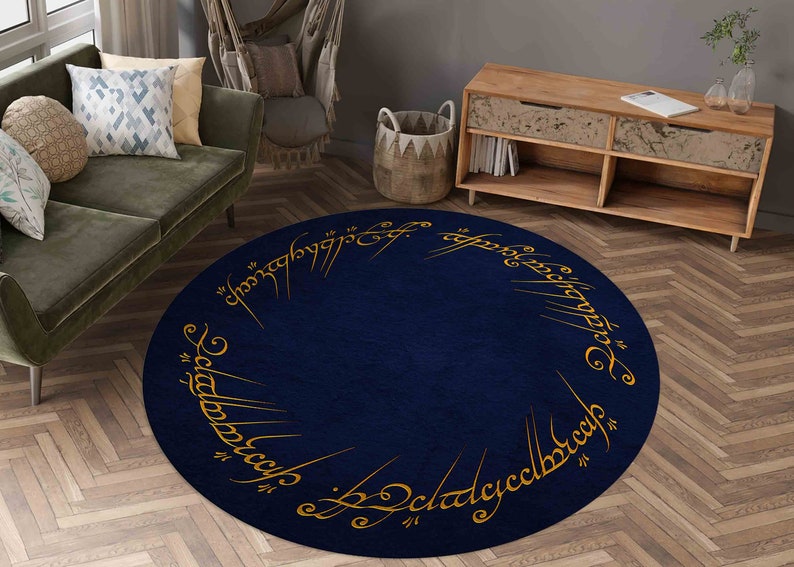 Round Rug, Pattern Rug, Thin Rug, Gift For Him, Modern Rug, Rugs, Rugs, Classic Rug, Colorful Rug, Front Door Rug, image 2