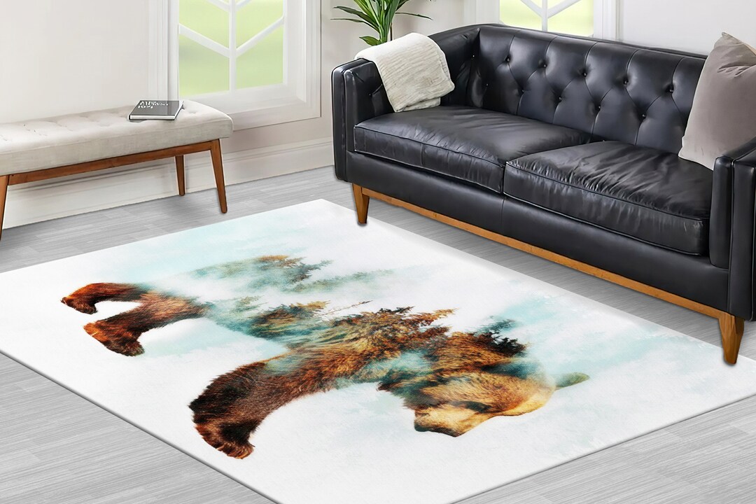 Pattern Rug, Thick Rug, Nursery Rug, Gift for Him, Animal Rug, Abstract ...