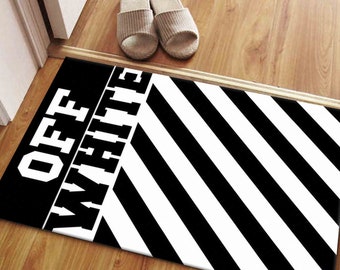 Off White Rugs, Popular Rug, White Rugs, Modern Rug, Luxury Rug, Area Rug, Corridor Rug, Black Rug, Car Mat, Non Slip Rug, Soft Rug,
