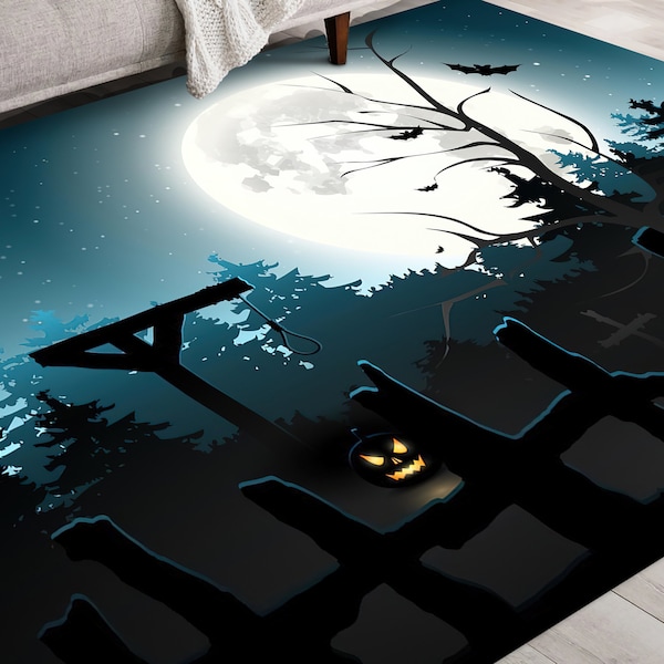 Halloween Bathroom Rugs Etsy