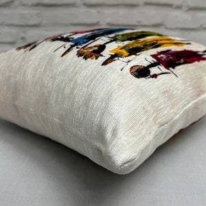 Abstract People Pillow Sham, Masai Cushion Case, Masai People Painting Printed Pillow, African Pillow Cover, Boho Pillow, Bohemian Pillow, image 5