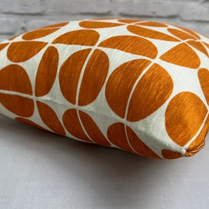Checkerboard Pillow Cover, Orange Pillow Case, Mid Century Pillow Sham, Modern Cushion, Boho Pillow, Minimal Pillow, Modern Pillow, image 8