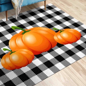 Salon Rug, Bedroom Rug, Dining Room Rug, Gift Rug, Modern Rugs, Pumpkin Rugs, Kitchen Rugs, Bridesmaid Gift, Step Rug, Office Decor Rug,