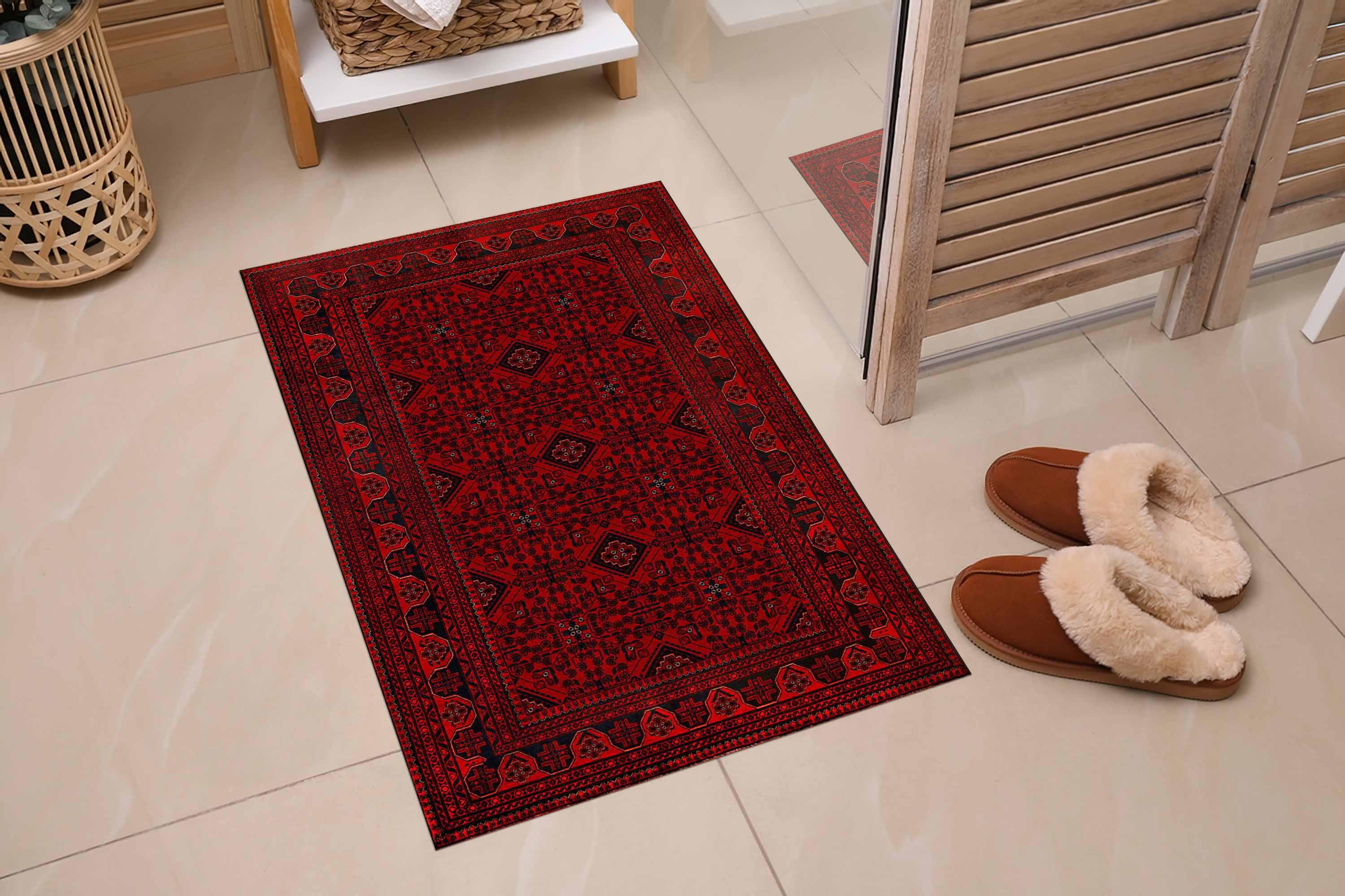 Afghan Red Rugs - Etsy