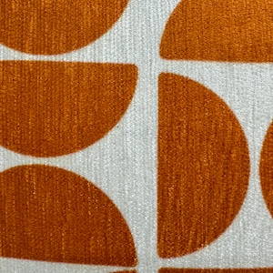 Checkerboard Pillow Cover, Orange Pillow Case, Mid Century Pillow Sham, Modern Cushion, Boho Pillow, Minimal Pillow, Modern Pillow, image 6