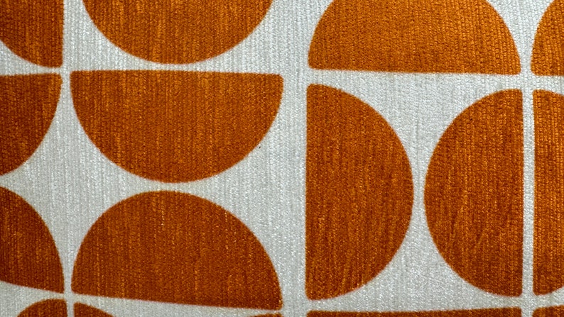 Checkerboard Pillow Cover, Orange Pillow Case, Mid Century Pillow Sham, Modern Cushion, Boho Pillow, Minimal Pillow, Modern Pillow, image 6