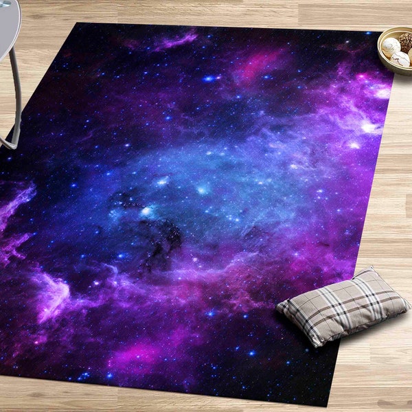 Front Door Rug, Stair Rug, Small Rug, Anti-Slip Carpet, View Rug, Galaxy Rug, Starry Sky Landscape Rugs, Pattern Rug, Personalized Gifts,