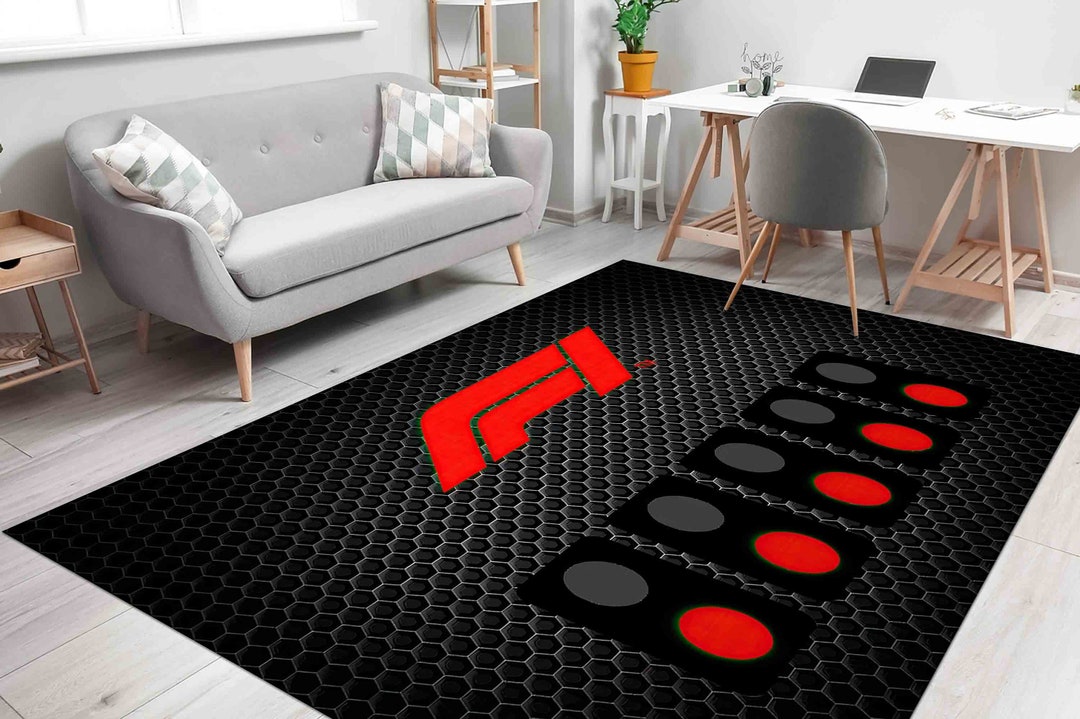 Drive to Survive Rugs, Black and Red Rug, Boy Room Rug, Motivation Rug ...
