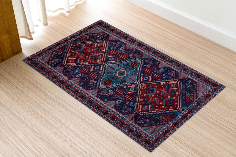 Burgundy Rugs, Medallion Pattern Rugs, Ethnic Pattern Rug, Oushak Rug, Turkish Rug, Kitchen Rug, Outdoor Rug, Living Room Rug, image 4