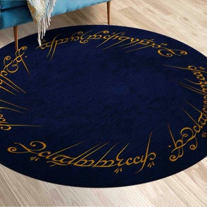 Round Rug, Pattern Rug, Thin Rug, Gift For Him, Modern Rug, Rugs, Rugs, Classic Rug, Colorful Rug, Front Door Rug, image 5