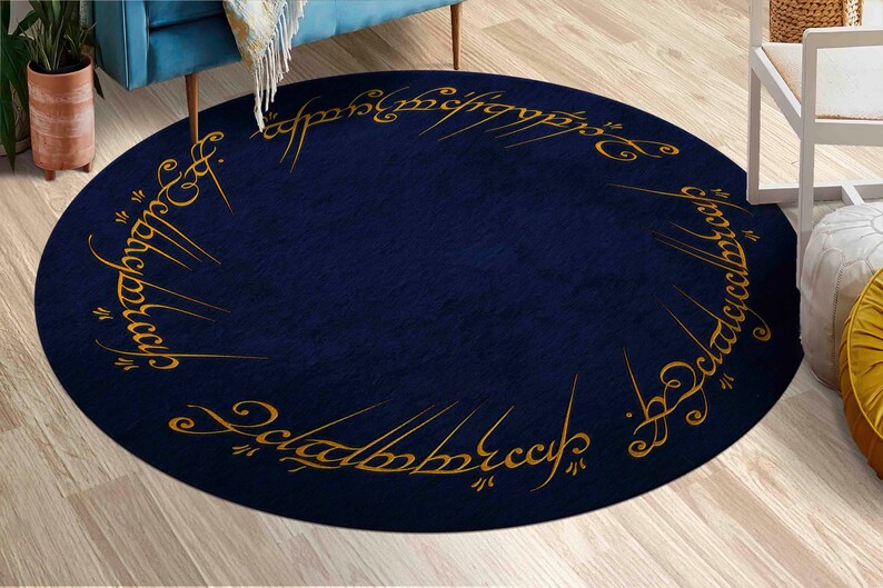 Round Rug, Pattern Rug, Thin Rug, Gift For Him, Modern Rug, Rugs, Rugs, Classic Rug, Colorful Rug, Front Door Rug, image 5