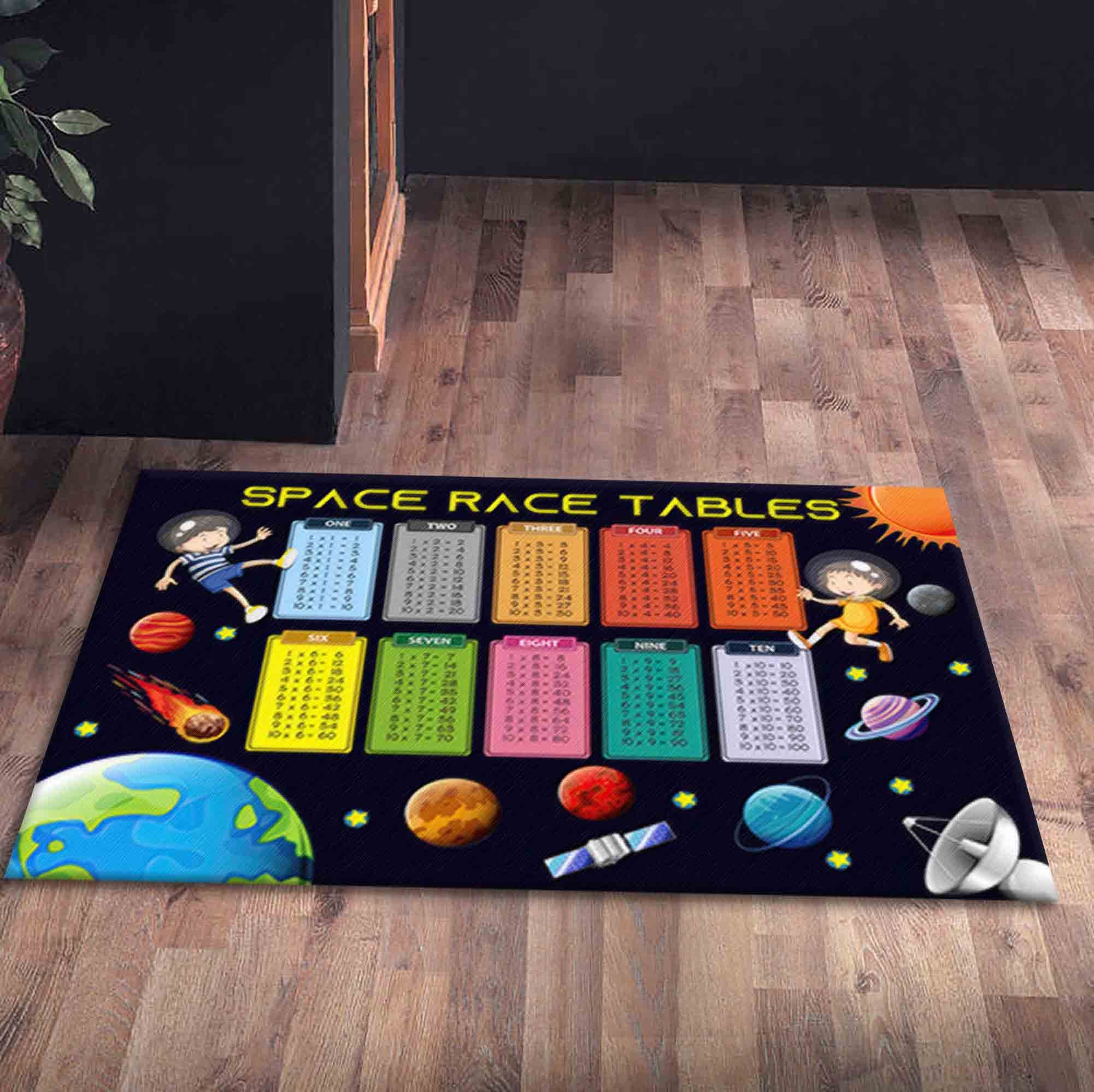 Green Rug With Math Math Times Tables Rugs, Numbers Rug, Multiplication Chart Rugs, Kids ...