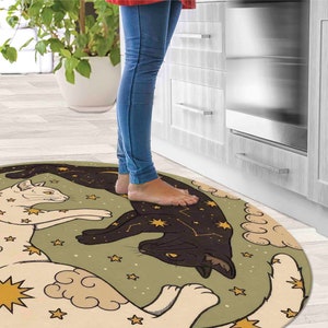 Cat Rug, Minimal Rug, Modern Rugs, Animal Rugs, Cool Rug, Easy To Clean Rug, Large Rug, Thick Rug, Small Rug, Salon Decor Rug, Pet Mat, image 6